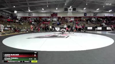 197 lbs Cons. Round 3 - Ethan Farnell, Indianapolis vs Jaxon Burcher, Wheeling
