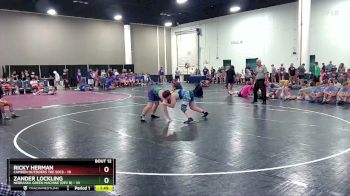 190 lbs Round 2 (16 Team) - Zander Lockling, Nebraska Green Machine (Dev B) vs Ricky Herman, Camden Outsiders The Socs