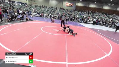 90 lbs Quarterfinal - Maximus Durrer, Oakdale WC vs Ali Kashef, Bay Area Dragons