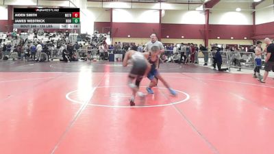 138 lbs Consi Of 8 #2 - Aiden Smith, MetroWest United vs James Westrick, Ridgefield