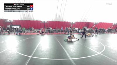 105 lbs Semifinal - Royden Roslansky, Victory School Of Wrestling vs Ryker Fuglsang, La Crosse Area Wrestlers