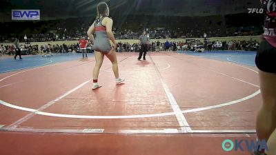 145 lbs Round Of 16 - Laila Hustoles, Prodigy Elite Wrestling vs Colby Garrison, Hurricane Wrestling Academy