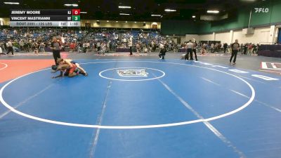 126 lbs Round Of 128 - Jeremy Moore, NJ vs Vincent Mastrianni, NY