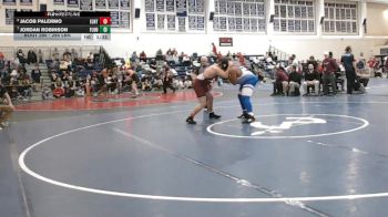 285 lbs Quarterfinal - Jacob Palermo, East Lyme/Norwich Tech vs Jordan Robinson, Fairfield Ludlowe