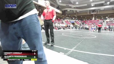 105 lbs Quarterfinal - Dynasty Connally, Hays vs Elizabeth Pendergrass, Ark City