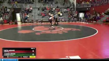 120 lbs Cons. Semi - Seth Adams, Newton vs Caden Ervin, Pleasant Valley