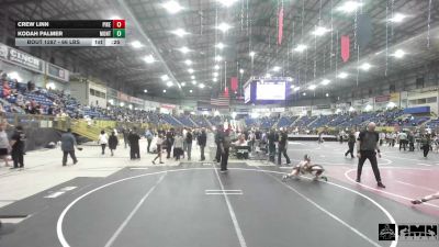 66 lbs Consolation - Crew Linn, Pikes Peak Warriors vs Kodah Palmer, Montrose Elite