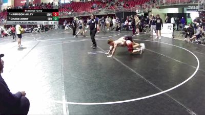140 lbs 1st Place Match - Chase Jenny, CWO vs Harrison Alley, Lincoln Squires Wrestling Club