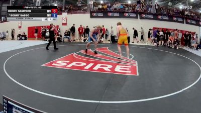 92 kg Cons. Semis - Brody Sampson, Hawkeye Wrestling Club vs Sonny Sasso, Titan Mercury/ SERTC