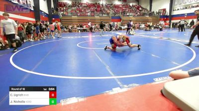 140 lbs Round Of 16 - Carson Ugrich, Bixby Boys vs Jacob Nicholls, Verdigris JH