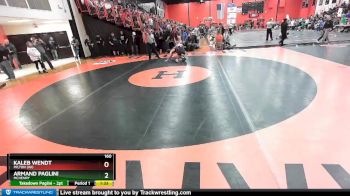 160 lbs Cons. Round 2 - Armand Paglini, McHENRY vs Kaleb Wendt, MILTON (WI)