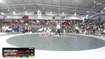 157 lbs Cons. Round 6 - Vincent Cabral, Western Colorado vs Kaden Renner, UMary