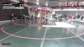 100 lbs Rr Rnd 3 - Amyah Poarch, Edmond North Girls vs Gracelyn Lickliter, Perry Girls Wrestling Club