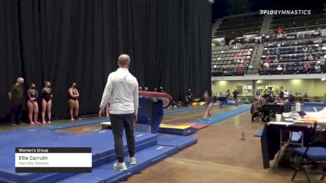 Ellie Carruth - Women's Group, Twin City Twisters - 2021 Women's Xcel Region 4 Championships
