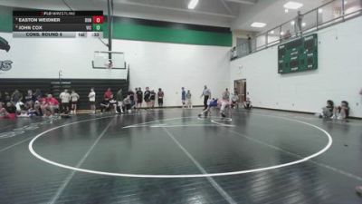 126 lbs Cons. Round 6 - John Cox, Victory vs Easton Weidner, Doniphan