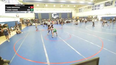 132 lbs Cons. Round 3 - Alika Kekauoha, San Pedro vs Chris Torres, Brea Olinda High School