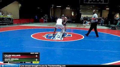 2A-165 lbs Quarterfinal - Calvin Williams, Callaway vs David Heradia, Union County