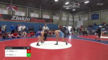 195 lbs 3rd Place - Keanu Trelles, Buchanan vs Ross Cinfel, Clovis North