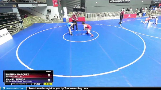 152 lbs Quarterfinal - Nathan Marquez, Orange County RTC vs Daniel ...