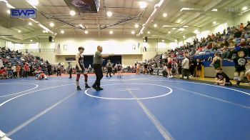 140 lbs Quarterfinal - Kayden Worthington, Keystone Kids Wrestling Club vs Caleb Felts, Fort Gibson Youth Wrestling