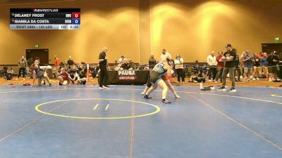 135 lbs Cons. Semis - Delaney Frost, Diehard Wrestling Club vs Isabela Da Costa, Off-Grid