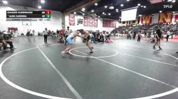157 lbs Champ. Round 2 - Alek Carrera, Long Beach Poly vs Joaquin Almendariz, Arroyo