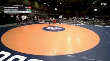 197 lbs Quarterfinal - Kenneth Philllips, Snow College vs Brian Hernandez, University Of Las Vegas