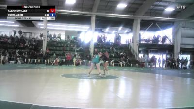 138 lbs Cons. Round 3 - Ryen Allen, Alma vs Aleah Swilley, Rochester Christian