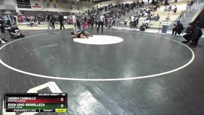 98 lbs 3rd Place Match - Eden King Berrelleza, Savage House vs Jadien Carballo, Monster Garage