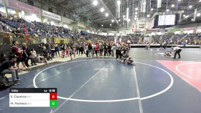 54 lbs Consi Of 16 #2 - Samuel Cisneros, SLV Elite WC vs Miguel Pacheco, SLV Elite WC