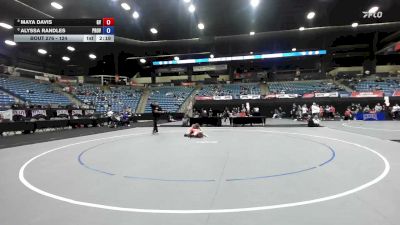 124 lbs Cons. Round 4 - Maya Davis, Grand View vs Alyssa Randles, University Of Providence