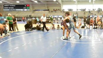 142 lbs 5th Place - Emmitt Thomas, OHIO GOLD - MS vs Emmit Myers, Team Gotcha - MS