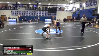 174 lbs Cons. Round 3 - Sean Feiten, University Of Dubuque vs Jonathon Lamprich, Loras
