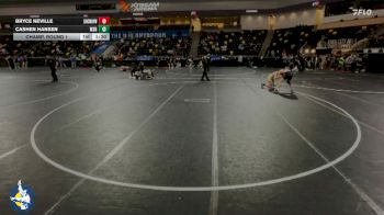 157 lbs Champ. Round 1 - Cashen Hansen, Waverly-Shell Rock vs Bryce Neville, New Lenox (Lincoln-Way West)