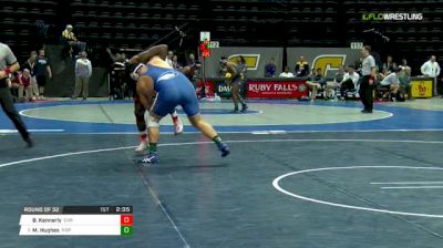 285 lbs Round of 32 - Brian Kennerly, Virginia vs Mike Hughes, Hofstra