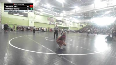 125 lbs Quarterfinal - Angi Martinez, MONROE vs Francyn Chavez, GRANADA HILLS