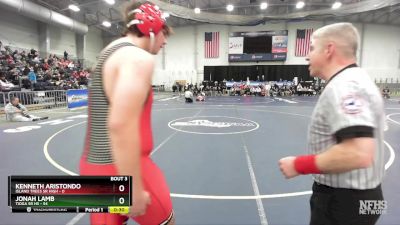 215 lbs Round 3 (3 Team) - Austin Babcock, Tioga Sr HS vs Max Duque, Island Trees Sr High