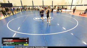 157 lbs Champ. Round 1 - Cade Zeamer, Wheaton College vs Carson Hollis, UW-Stevens Point