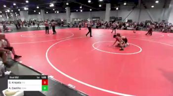 109 lbs Consi Of 16 #2 - Gatlin Krepela, 2tg vs Anthony Castillo, Team G