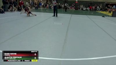 65 lbs Cons. Round 2 - River Wayne, Pinnacle vs Quinton Errthum, Rocket Wrestling