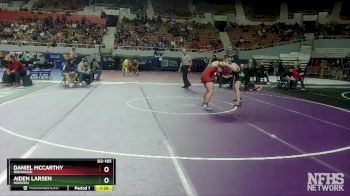 D2-165 lbs Semifinal - Daniel McCarthy, Ironwood vs Aiden Larsen, Horizon