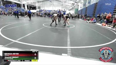 150-165 lbs Round 3 - Brynlea Beyer, Gretna vs Teagan Bright, Falcon Empire