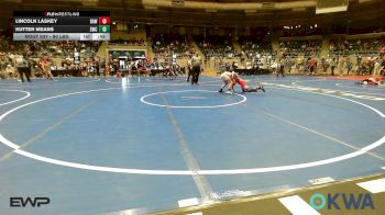 80 lbs Consi Of 4 - Lincoln Laskey, Raw Wrestling Club vs Kutter Means, Salina Wrestling Club