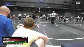 130 lbs Cons. Round 2 - Landon Smoley, Circle vs John Erb, Manhattan Wrestling