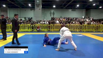 MICHELLE WAIYIN MARCINIAK vs ZOEY MAE KENNEDY 2024 American National IBJJF Jiu-Jitsu Championship