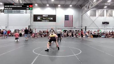 130 lbs Round 1 (4 Team) - Jacob Schwartzbeck, Rattlers Siggy Style vs Nick Lylo, Mavericks