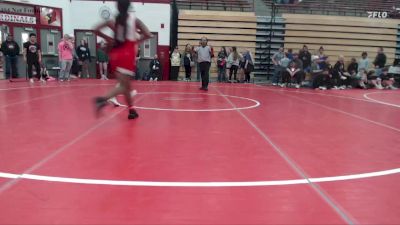 135 lbs Semifinal - Kyla Johnson, Southport Wrestling Club vs Coreyona Edwards, HardWay Wrestling Academy