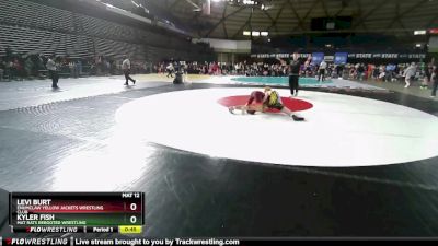 100 lbs Champ. Round 2 - Kyler Fish, Mat Rats Rebooted Wrestling vs Levi Burt, Enumclaw Yellow Jackets Wrestling Club