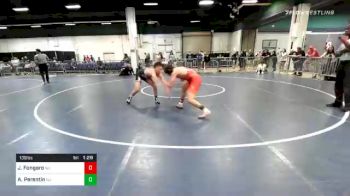 138 lbs Consolation - Joe Fongaro, NJ vs Alessio Perentin, NJ