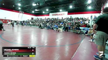 126 lbs 1st Place Match - Michael Romero, St John Bosco vs Mateo Ochoa, Martin Luther King